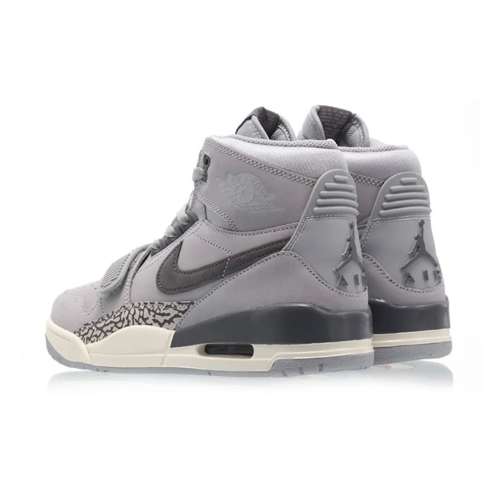 Nike AIR JORDAN LEGACY 312 high Man sneakers Lightweight Cushioning Basketball Shoes Casual and comfortable sneakers ash gray