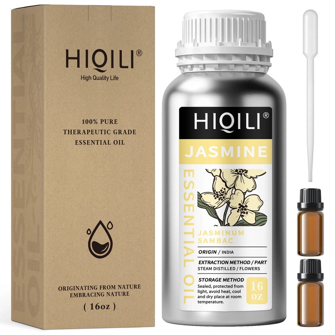 HIQILI 500mL Essential Oil, Cinnamon Peppermint Rosemary Vanilla Lavender Oil for DIY Candle& Soap Aomatherapy Diffuser Massage HALALZEN