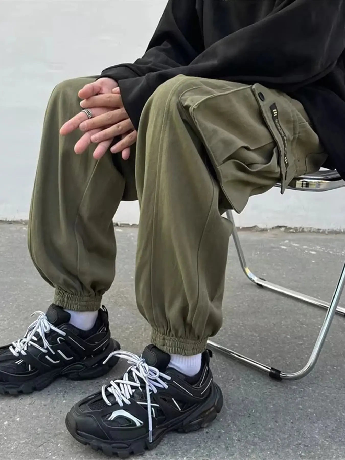 Cargo pants men's underpants underpants pant pants pants large ankle bottom pants work easy pants work fit pantsSummer andWinter Halalzen UK