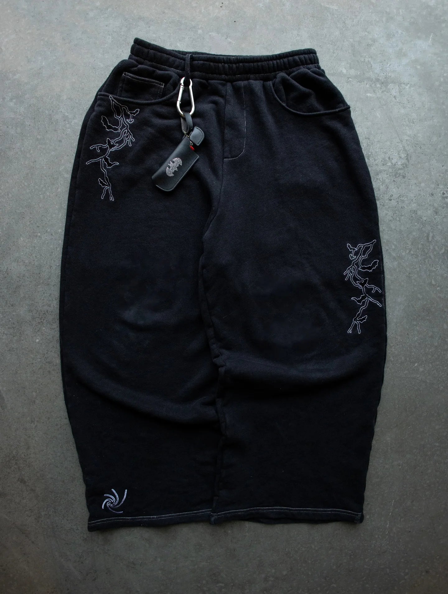 American Gothic Punk Cartoon Letter Pattern Printed Oversized Hoodie Women's Y2K Street Harajuku Loose Long Sleeve Hoodie