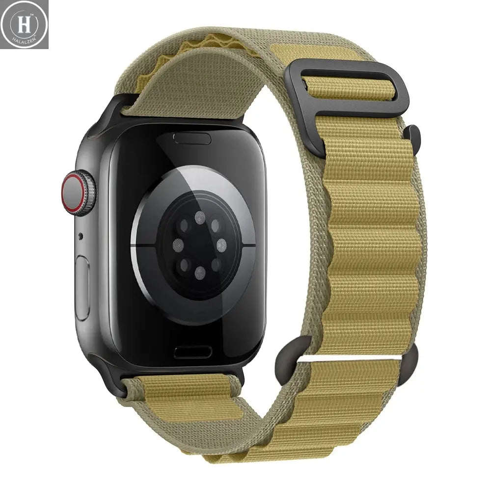 for Apple watch Straps 45mm 46mm 49mm 42mm iwatch Band 44mm 40mm Nylon Alpine bracelet correa Series 10 9 8 7 6 11 SE Ultra 2 3 HALALZEN