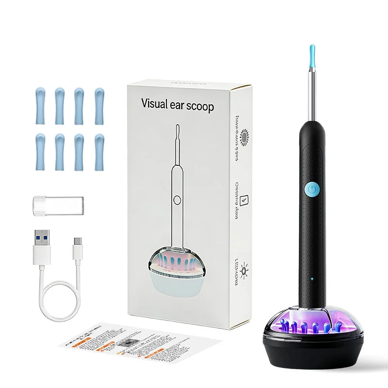 2025 New upgrade Visual Ear Wax Cleaner Camera Safe Earwax Removal Endoscope with 5M Camera Ear Cleaning Tools Ear Care