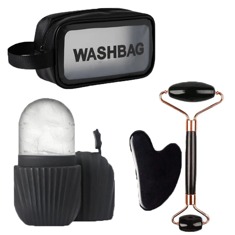 Ice Face Roller &amp; Gua Sha Facial Massage Tool
