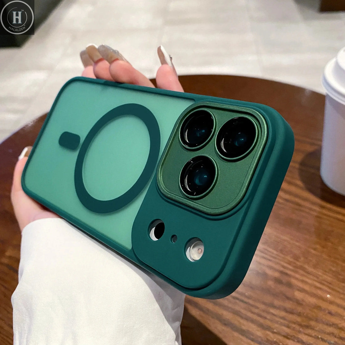 Luxury Matte Magnetic Wireless Charge Case For iPhone 17 Pro Max 17 Air 17 Pro 17 Lens Glass Film Clear Hard Bumper Back Cover Halalzen UK