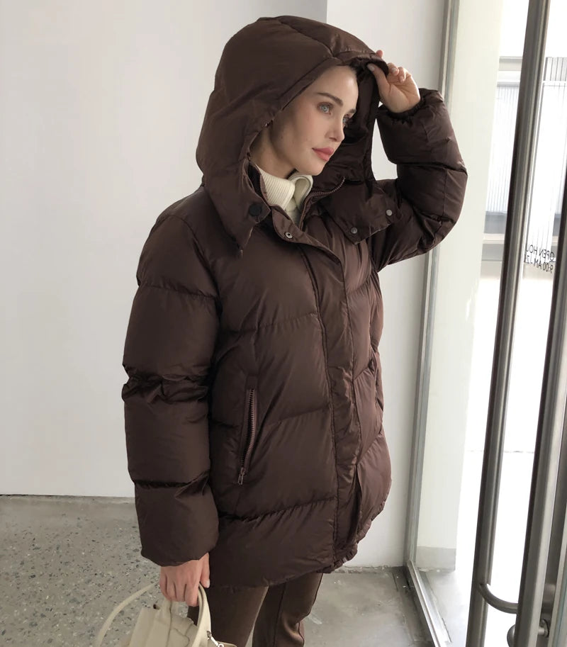 2024 Women Winter Jacket coat Stylish Thick Warm fluff Parka Female water proof outerware coat New Hot