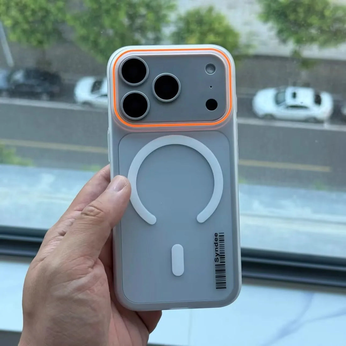 Luxury Matte Translucent Barcode Magnetic Case For iPhone 17 Air 16 15 14 13 12 11 Pro Max XR XS Plus MagSafe Charge Slim Cover