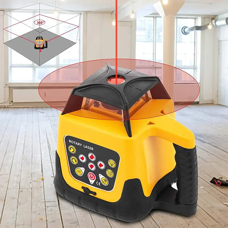 Automatic Rotary Laser Level 600m Red Green Self-Leveling Professional Powerful Vertical Horizontal Scanning Measurement Tools