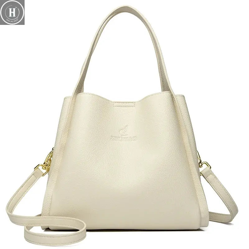 Genuine Brand Tote Bag Leather Luxury Handbags Women Bags Designer Handbags High Quality Ladies Crossbody Hand Bags for Women HALALZEN