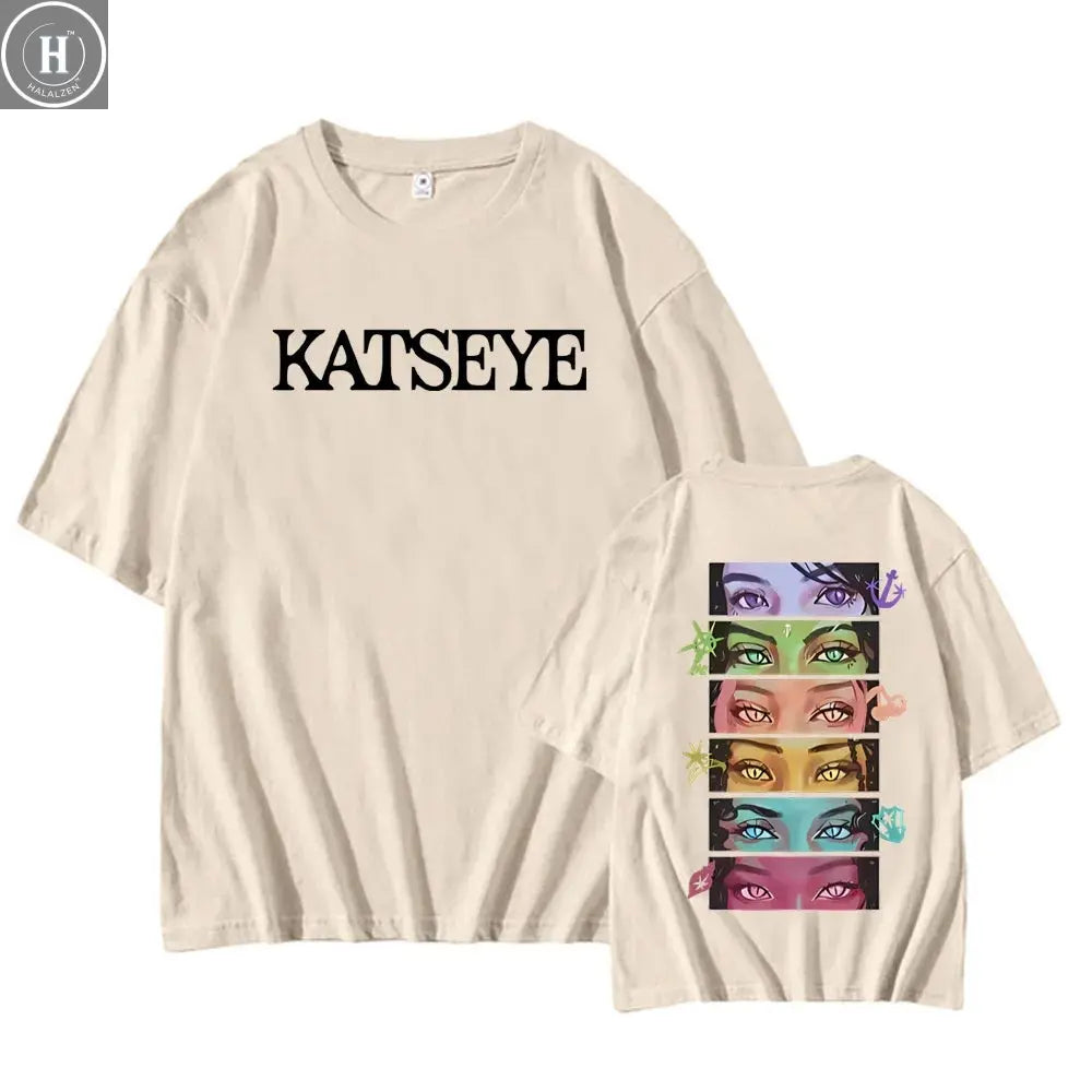 NEW Katseye Beautiful Chaos T-shirt High Quality Retro Cotton Tee for Woman Man Graphic Short Sleeve Shirt Unisex Tops T Shirt HALALZEN