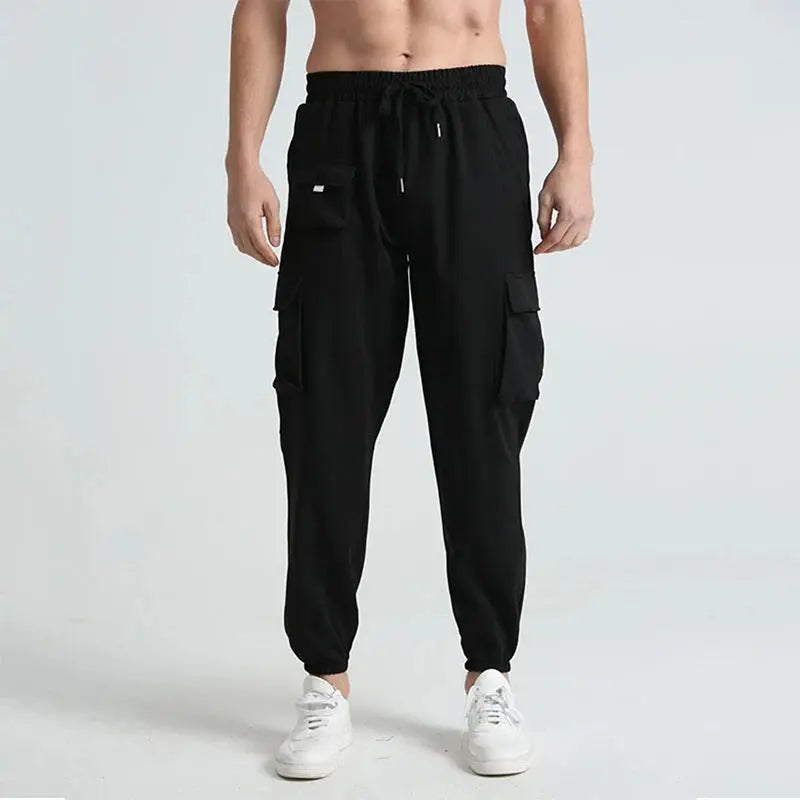 Men s Outdoor Hiking Cargo Pants Lightweight Quick Dry Breathable Trousers with Adjustable Waistband and Pockets Halalzen UK