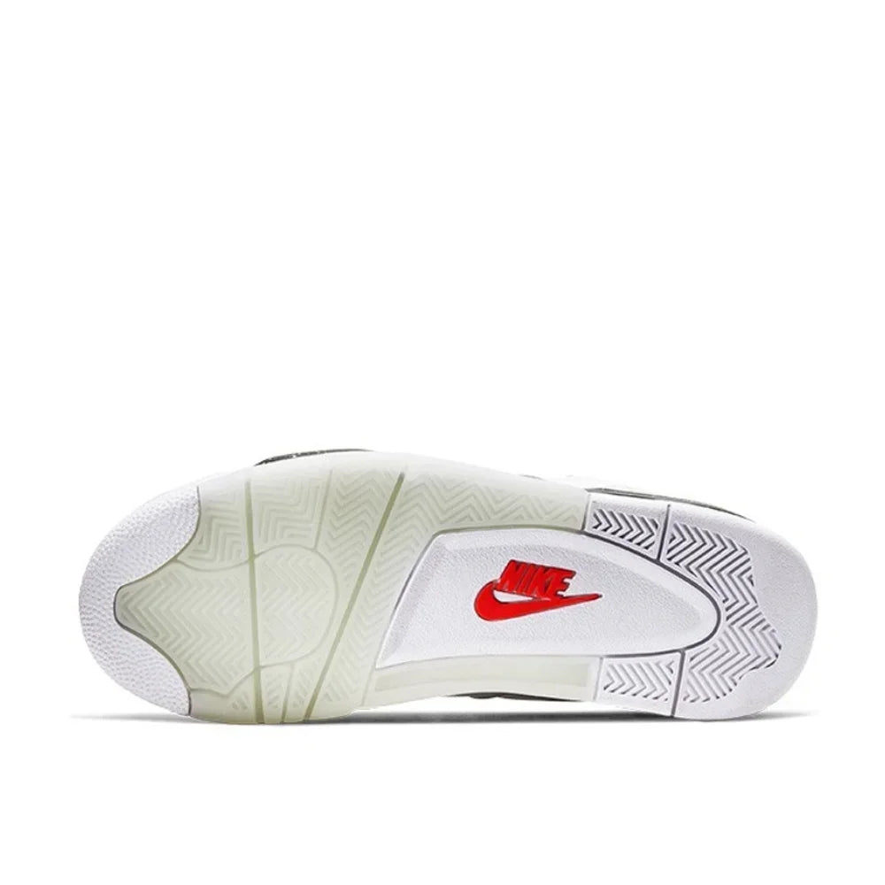 NIKE Original Flight Legacy comfortable and versatile men's mid-top retro basketball shoes red and white