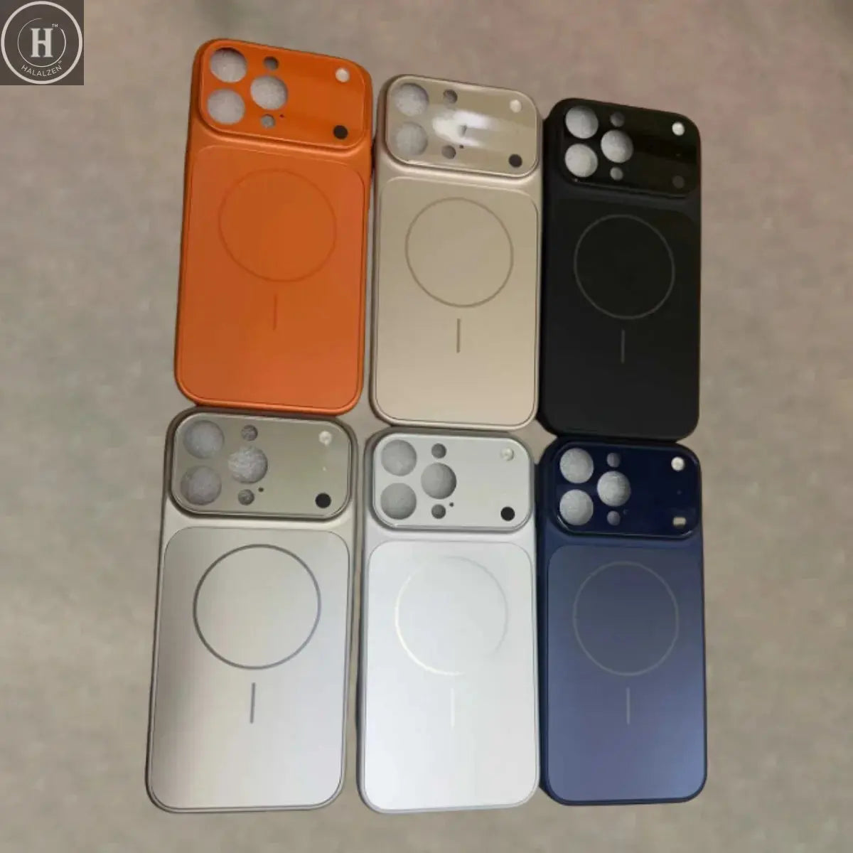 Original AG Nano Frosted Glass For Magsafe Phone Case For iPhone 17 Air 16 15 14 13 Pro Max Magnetic Wireless Charge Armor Cover Halalzen UK