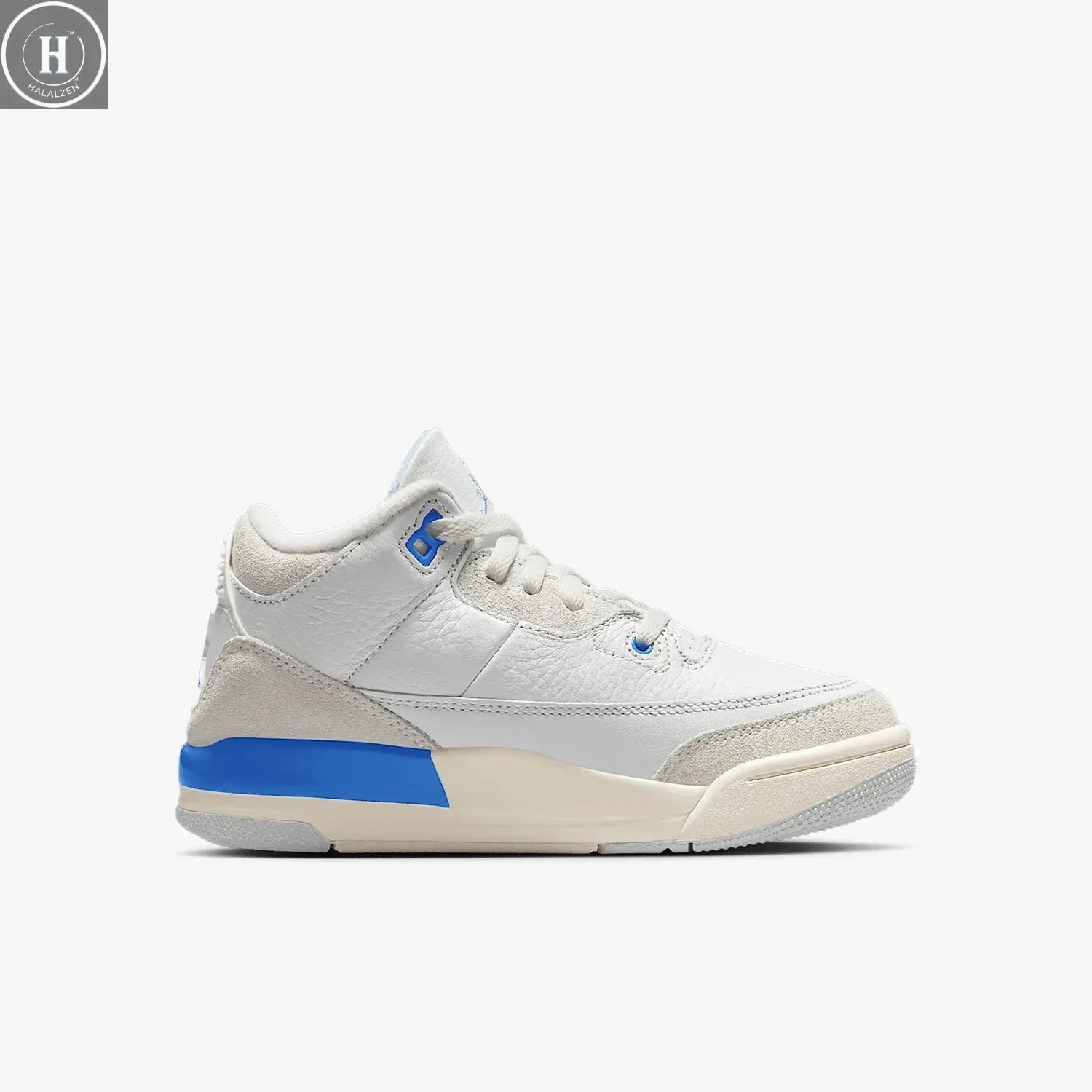 Nike genuine JORDAN Kids' Mid-top Cushioned Sports Wear-resistant Basketball Shoes DM0966-101 HALALZEN