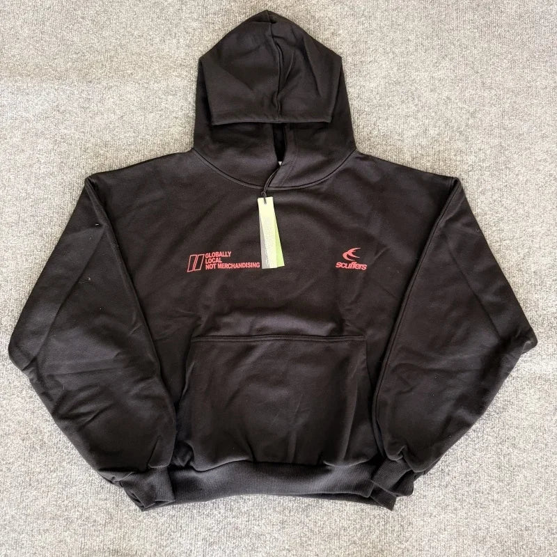 Scuffers Hoodies Men Clothes Street Fashion Print Hip Hop Vintage Pullover Tracksuit Women Casual Loose Hoodie Sweatshirts Tops