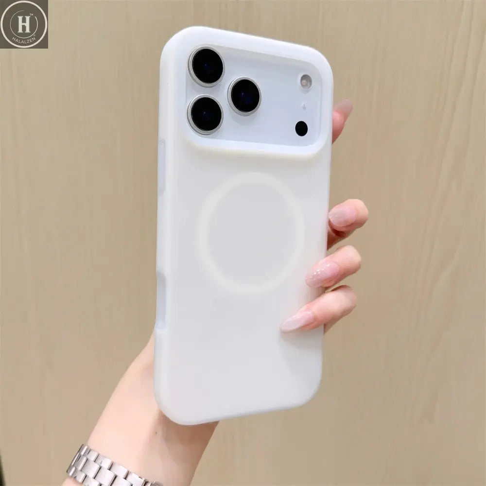 Luxury Jelly Liquid Silicone Magnetic For Magsafe Case For iPhone 17 Air 16 15 14 13 12 Pro Max Plus Shockproof Matte Soft Cover Halalzen UK