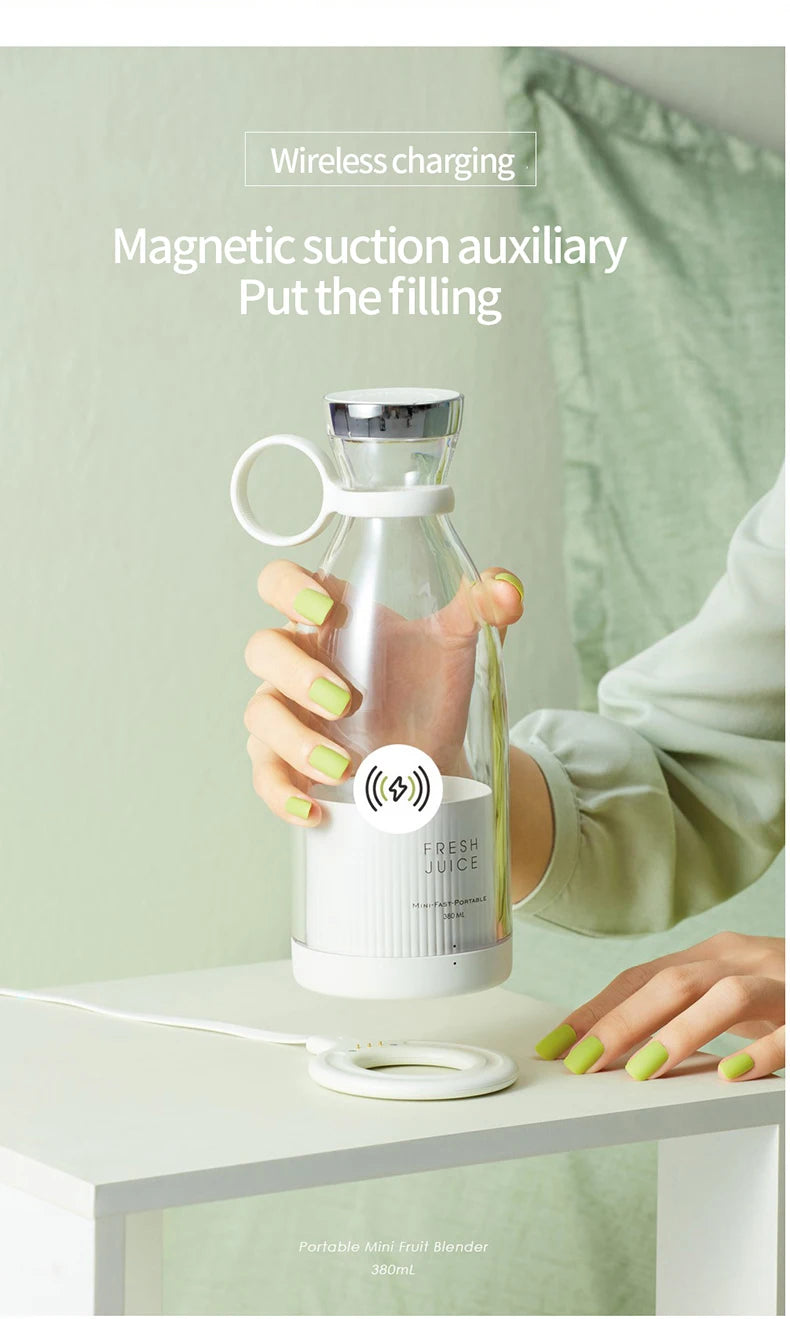 Mini Portable Electric Juicer Blender