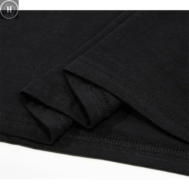 Summer Casual Men's High Quality T-shirt 100% Cotton Cool Funny Cat Printed T-shirt Casual O-neck Loose for Men T Shirt Tees Top HALALZEN