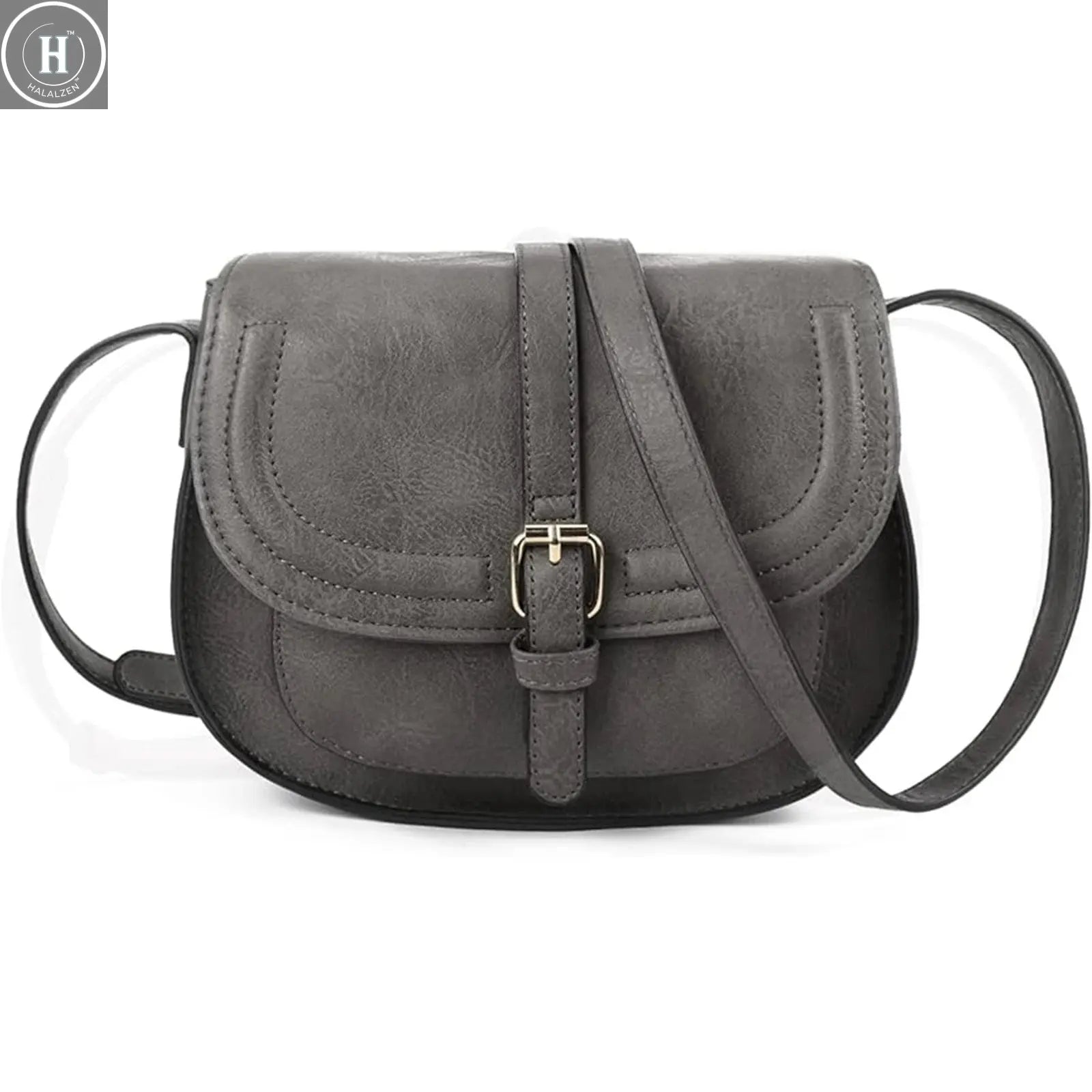 Crossbody Bags for Women Saddle Shoulder Purse and Boho Handbags with Strap Faux Leather CT20154E HALALZEN