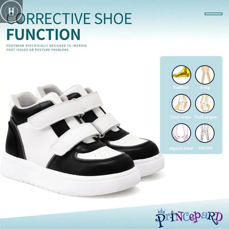 Kids Orthopedic Shoes with Ankle and Arch Support Princepard Boys Girls' Supportive Sneakers for Correct Foot Problems Halalzen UK