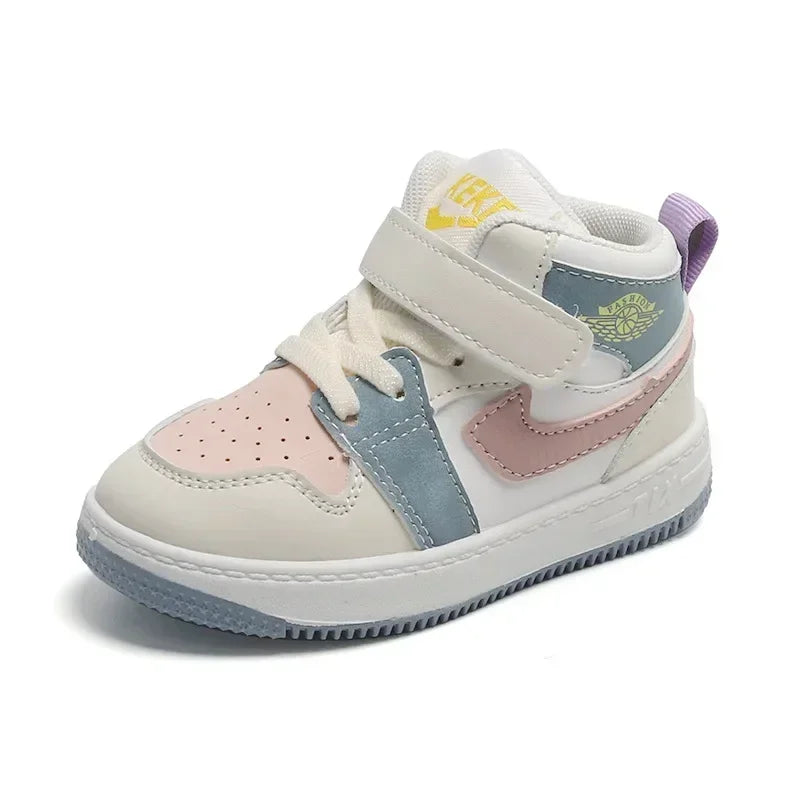 New KIDS Shoes High Top Casual Shoes Fashion Sneakers Boys Girls Running Shoes Outdoor Non Slip Walking Shoes