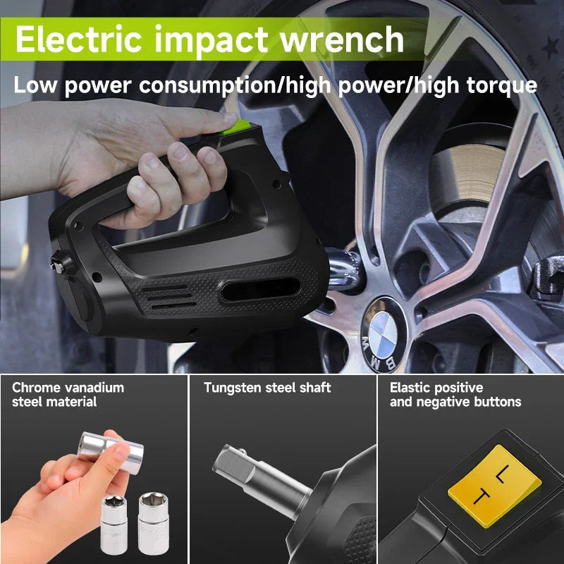 SIHAO Hydraulic Car Jack 12V 5T Digital Dual Pump+electric Wrench Set 450mm/dual Top 530mm, SUV Car Tire Replacement and Repair