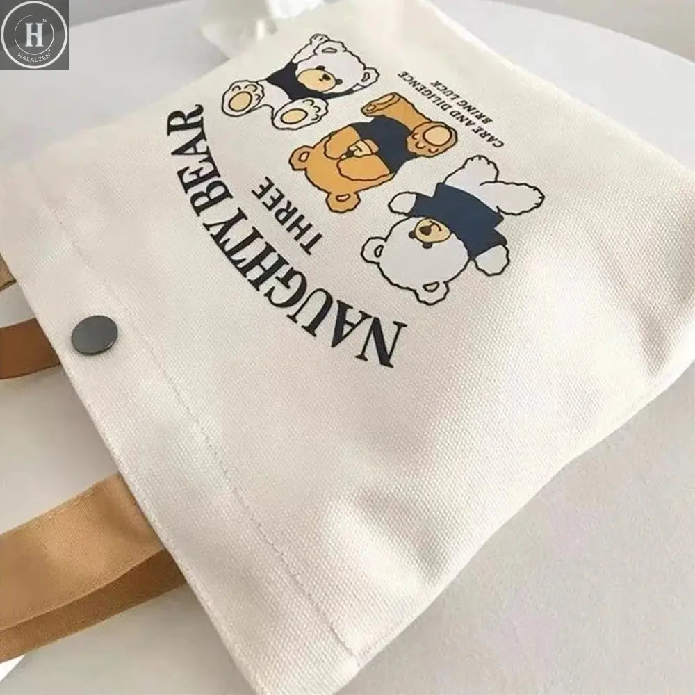 Canvas Bag Small Versatile Handbag Female Student Lunch Box Bag Simple Tote Bag Office Worker Lunch Bag Shopping Bag HALALZEN