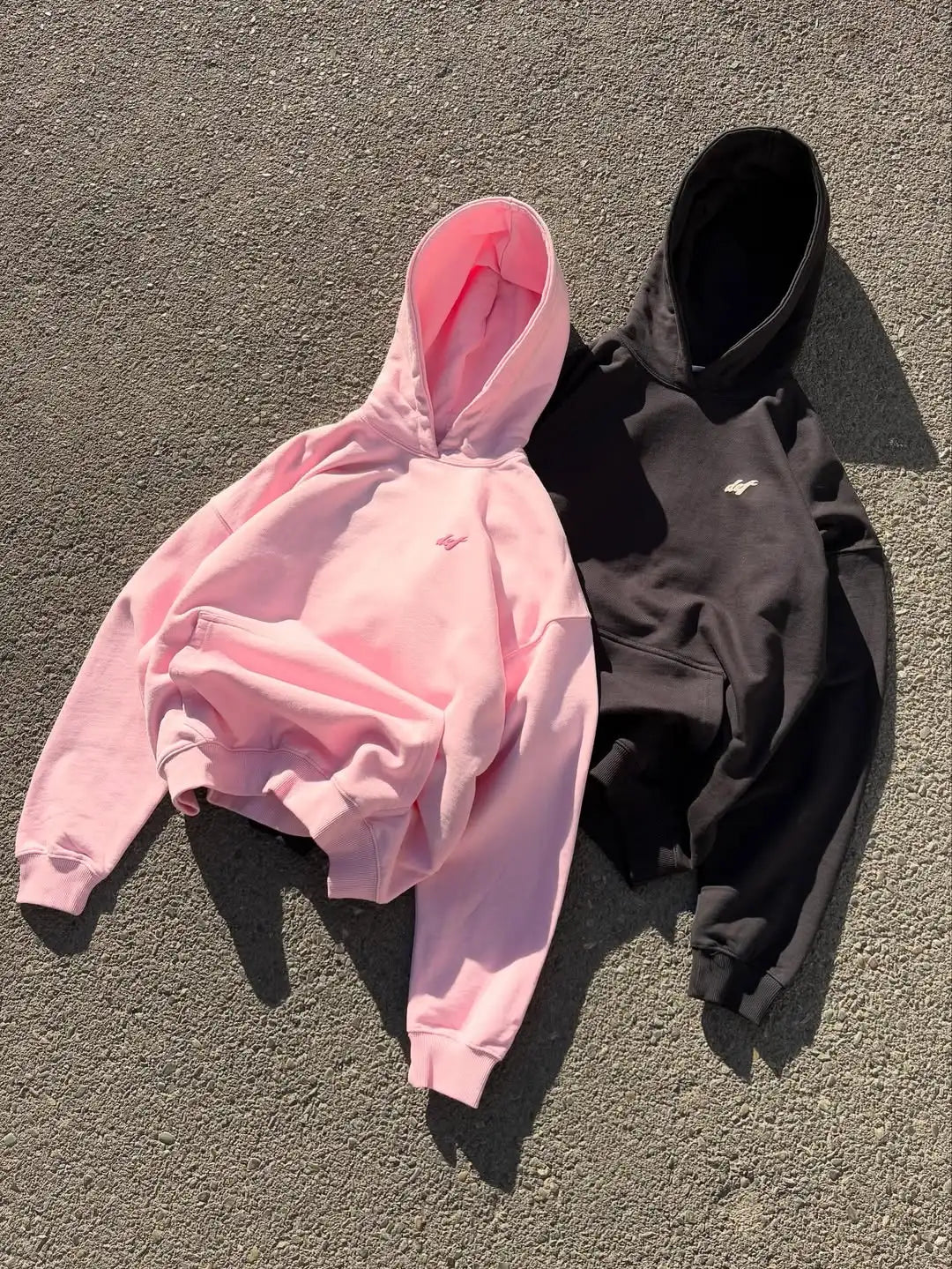 Sweet Pink Letter Patch Korean Street Comfortable Commute Hooded Jackets 90s Necessary Casual Sports Oversizeds Simple Hoodies