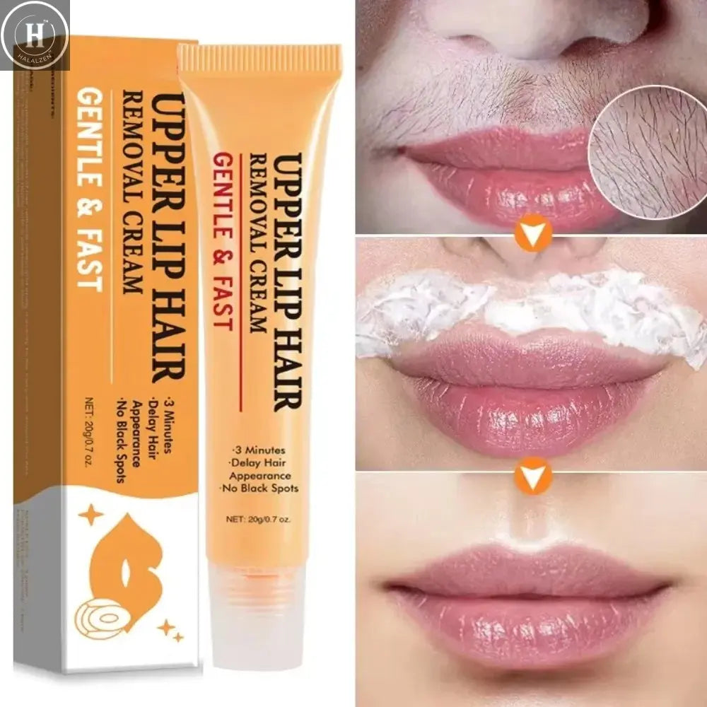 3 Minutes Fast Hair Removal Cream Painless Hair Growth Inhibitor Lip Face Arm Armpit Leg Permanent Depilatory for Men Women Care HALALZEN