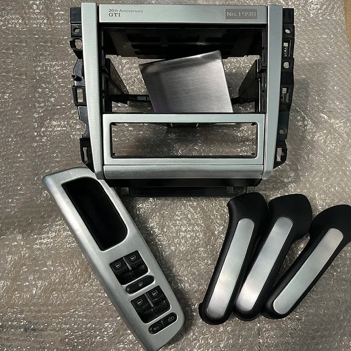 For VW Golf 4 Jetta Bora MK4 Center Control CD AC Air Conditioner Radio Panel Frame Cover Trim Auto Accessory