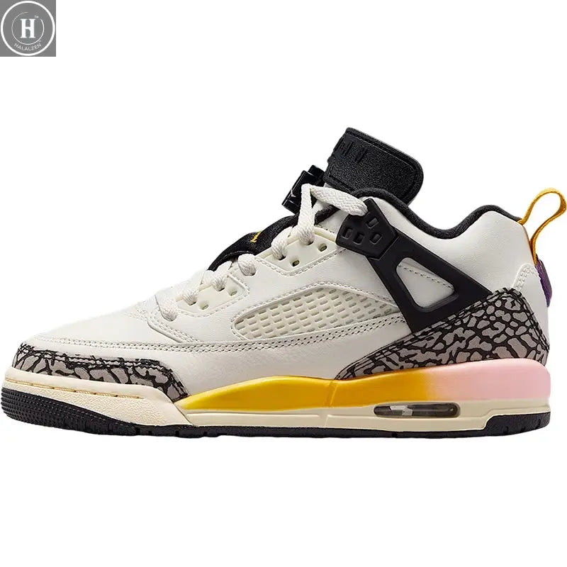 Nike genuine JORDAN GS Women's Big Kids' Cushioned Patchwork Basketball Shoes FQ3950-107 HALALZEN