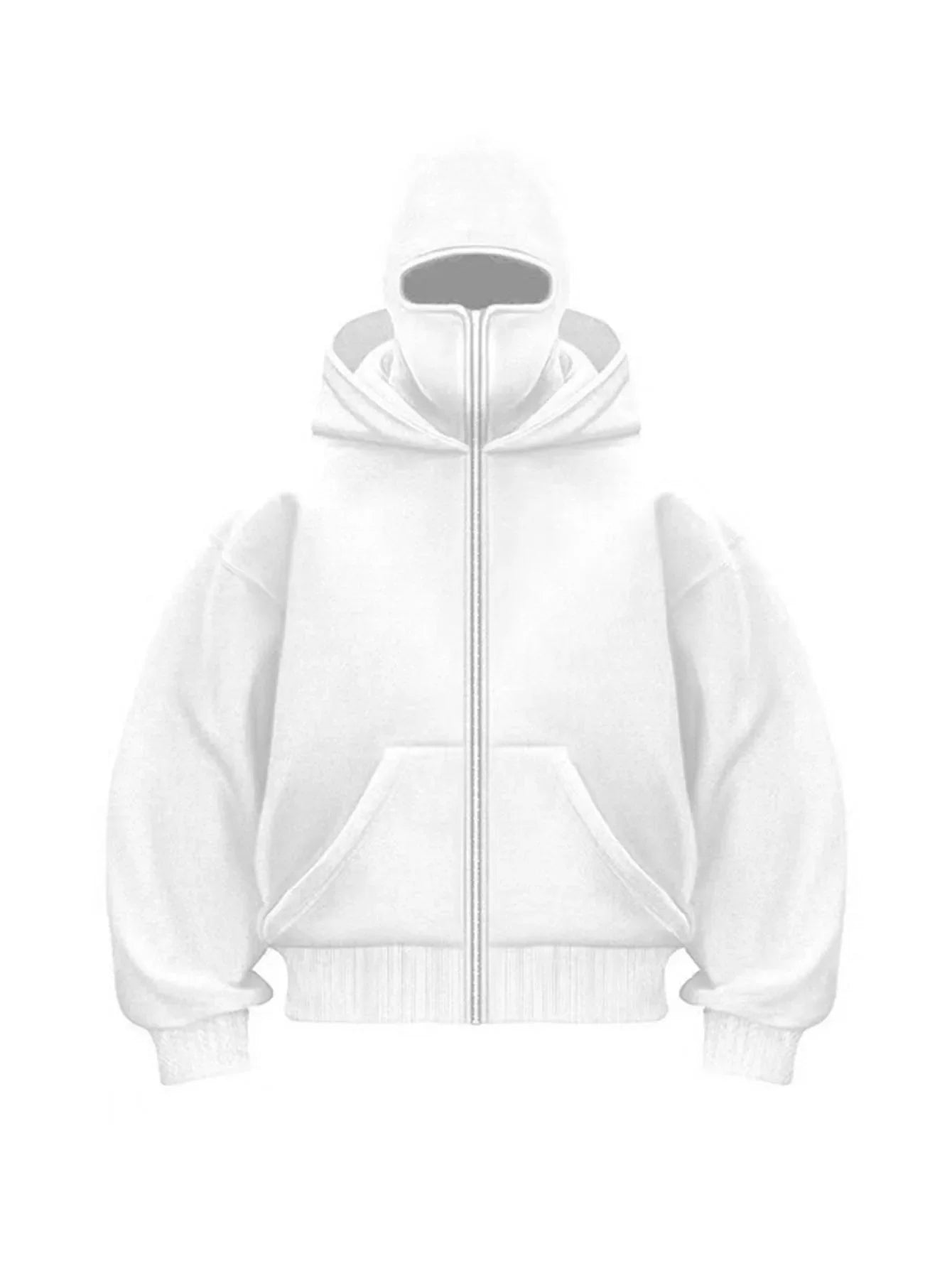 Ins Trendy Brand Double Hat Hooded Hoodie Jacket Men's and Women's Same Style Loose Zipper Couple