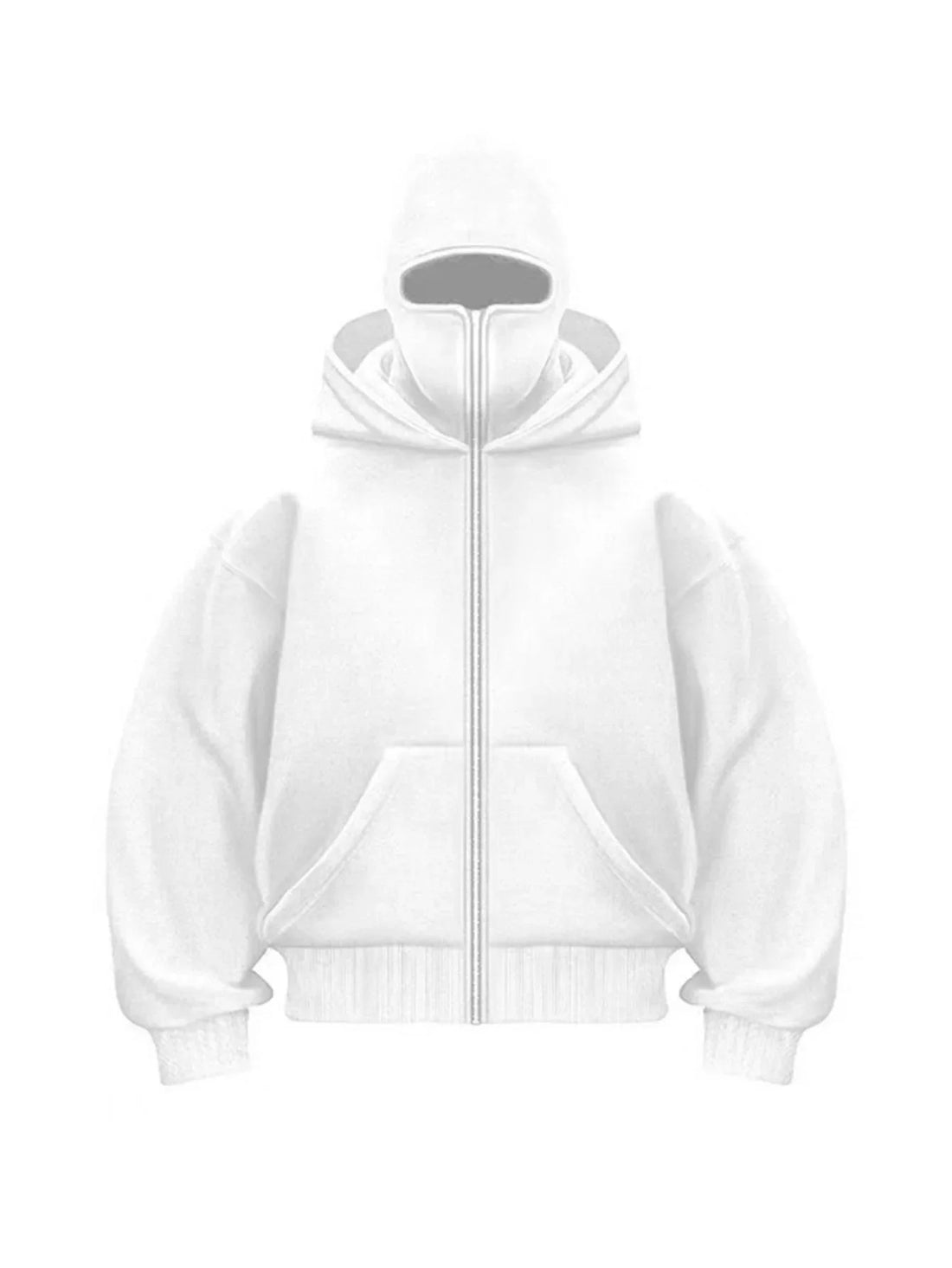 Ins Trendy Brand Double Hat Hooded Hoodie Jacket Men's and Women's Same Style Loose Zipper Couple