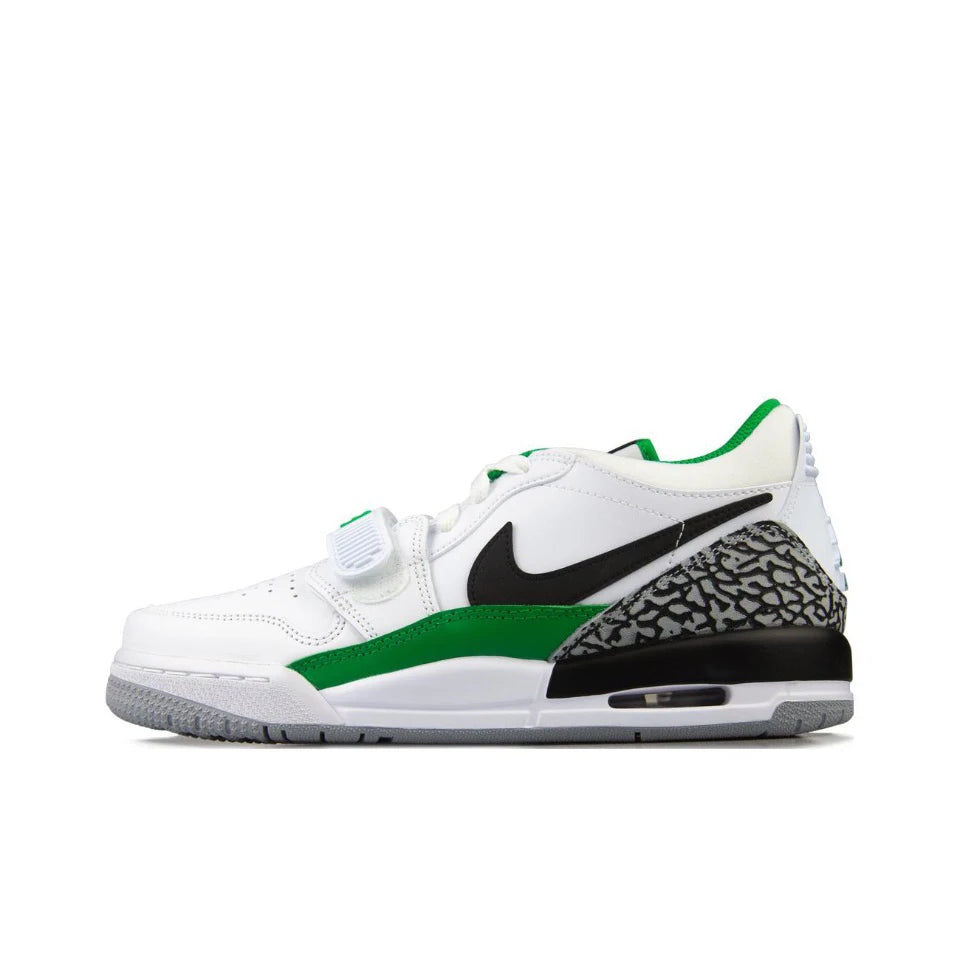 Original Air Jordan Legacy 312 Low 'White Cement' GS Size For Women Retro Classic Casual Street Basketball Shoes