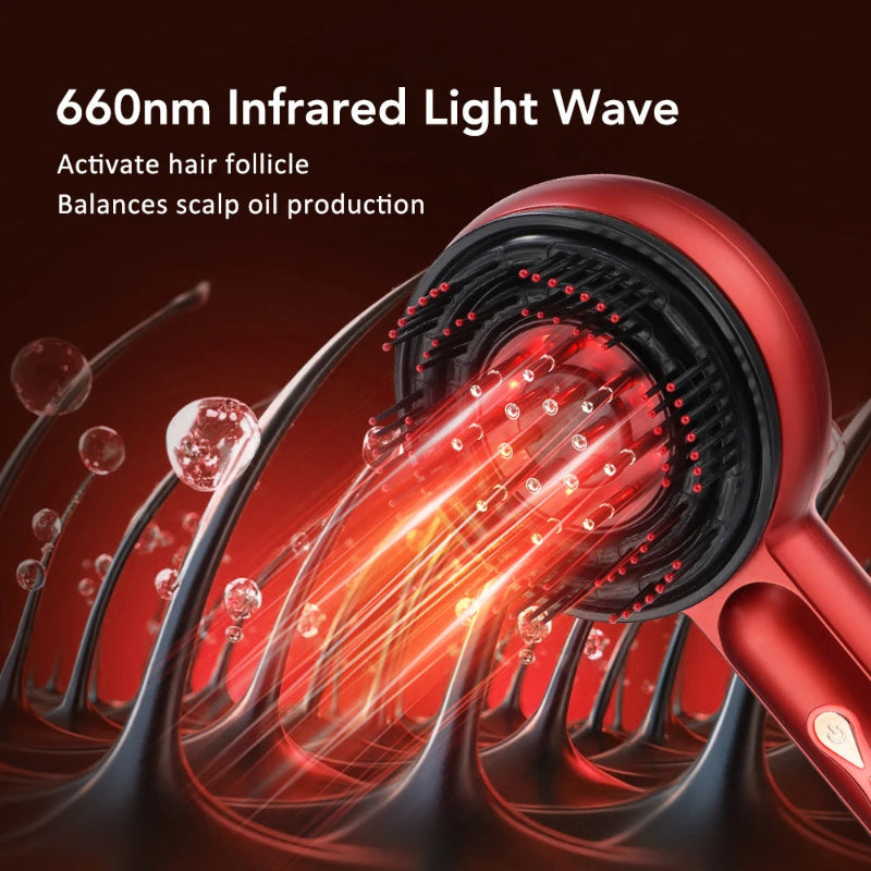 Red Light Hair Care Comb Scalp Massager