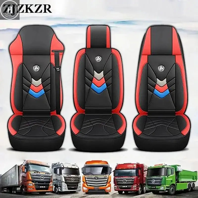 Universal Truck Lorry Bus Big Auto Seat Cushion Cover Mat For KAMAZ SCANIA IVECO ISUZU Volvo Renault Hino TATRA SANY Benz HALALZEN