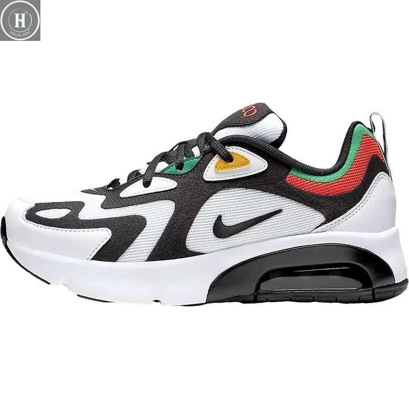 Nike Authentic New Season AIR MAX 200 (GS) Big Kids' Cushioned Sports Shoes AT5627-100 HALALZEN