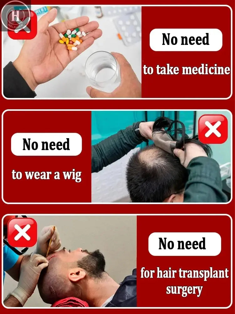 It helps the growth of hair, beard and chest hair. You can see new hair growing the next day. It is very effective. HALALZEN