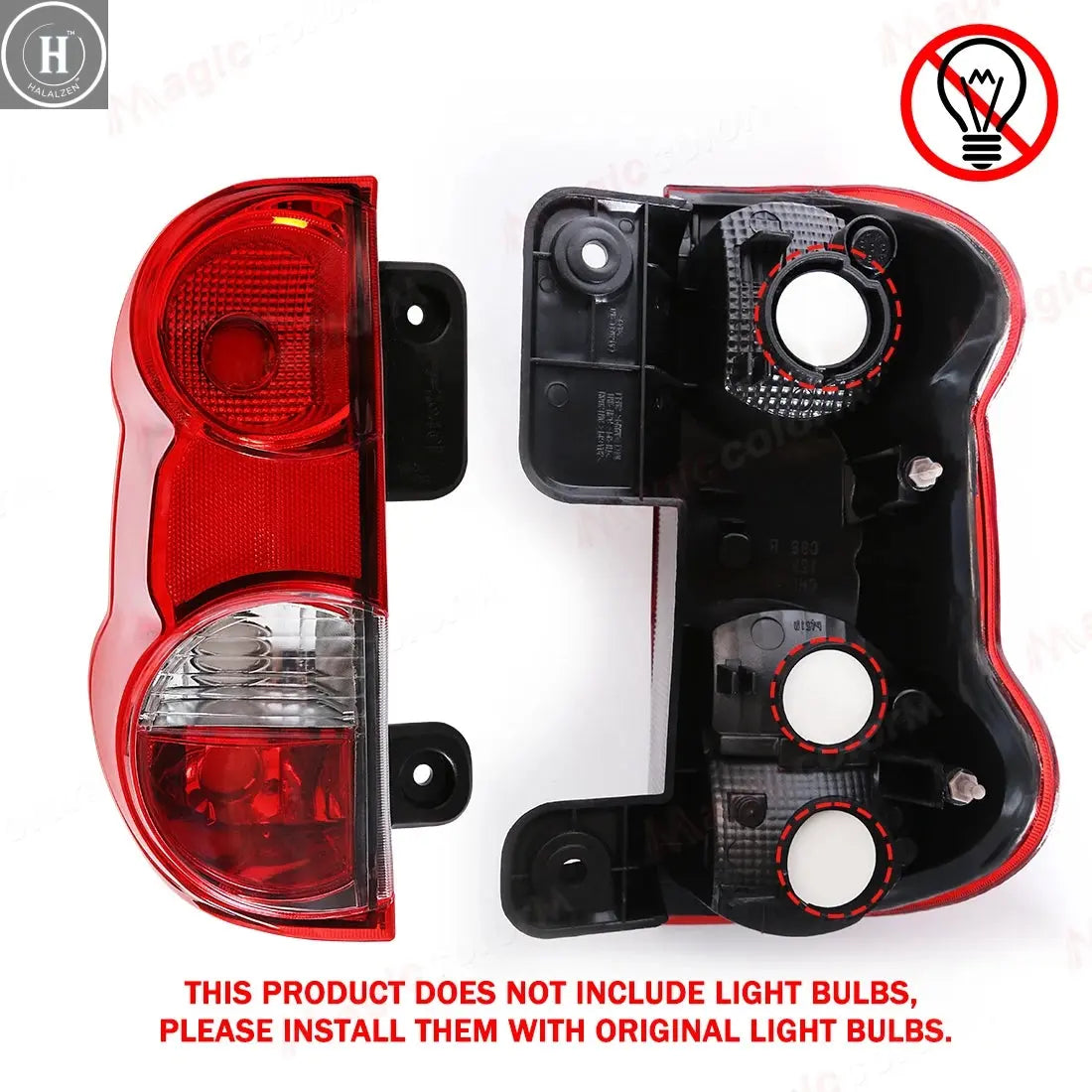 Tail Lamp For Nissan NV200 2009 2010 2011 2012 2013 2014 2015 2016 2017 2018 2019 Car Tail light Assembly Taillights Left/Right HALALZEN