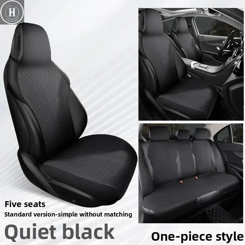 Universal All Seasons Car Seat Cover Breathable Suede Seat Anti-slip Protective Cushions Luxury Car Ultra Thin Suede Seat Cover HALALZEN