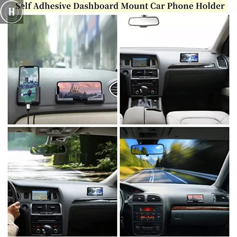 1-2Pair Self-Adhesive Dashboard Phone Mount Holder Car Phone Holder Universal Auto Gravity GPS Stand Rack Car Accessories HALALZEN