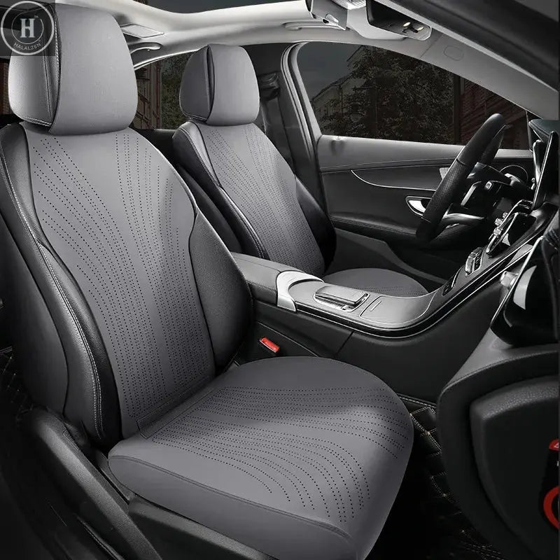 Universal All Seasons Car Seat Cover Breathable Suede Seat Anti-slip Protective Cushions Luxury Car Ultra Thin Suede Seat Cover HALALZEN
