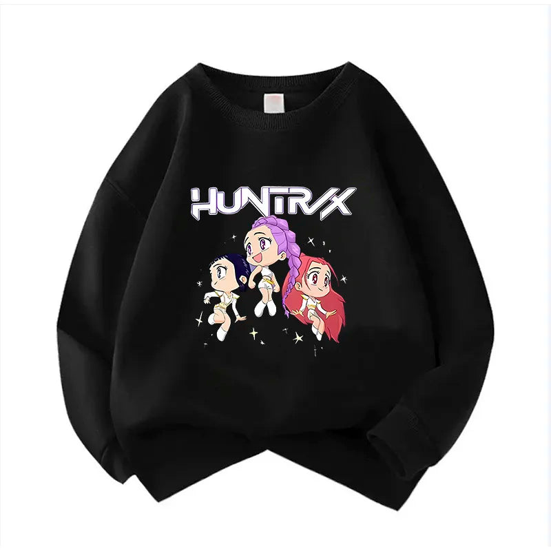 Hoodies in Movies, Kpop Devil Hunter Sweatshirts, Cute Tiger Hoodies for Boys and Girls Harajuku