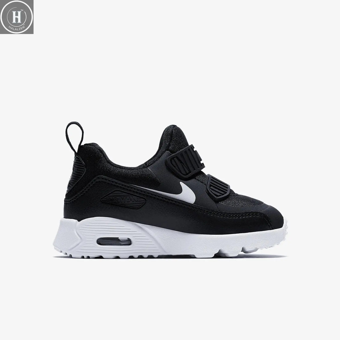 Nike genuine Air Max Tiny 90 children's one foot air cushion sports shoes 881924-007 HALALZEN