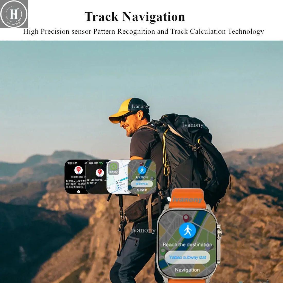 Smart Watch HK11 Ultra3 Schedule Reminder Support TWS Earphone Connect Network Sharing AI Robot Offline Voice Wake up Smartwatch HALALZEN