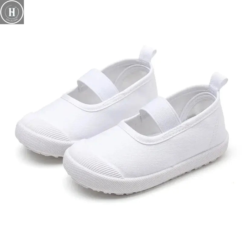 2025 New Spring Autumn Baby Girl Shoes Kids Canvas Shoes Children Casual Sneakers Candy Color Flowers For Girls Floral Prints Halalzen UK