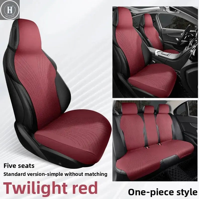 Universal All Seasons Car Seat Cover Breathable Suede Seat Anti-slip Protective Cushions Luxury Car Ultra Thin Suede Seat Cover HALALZEN