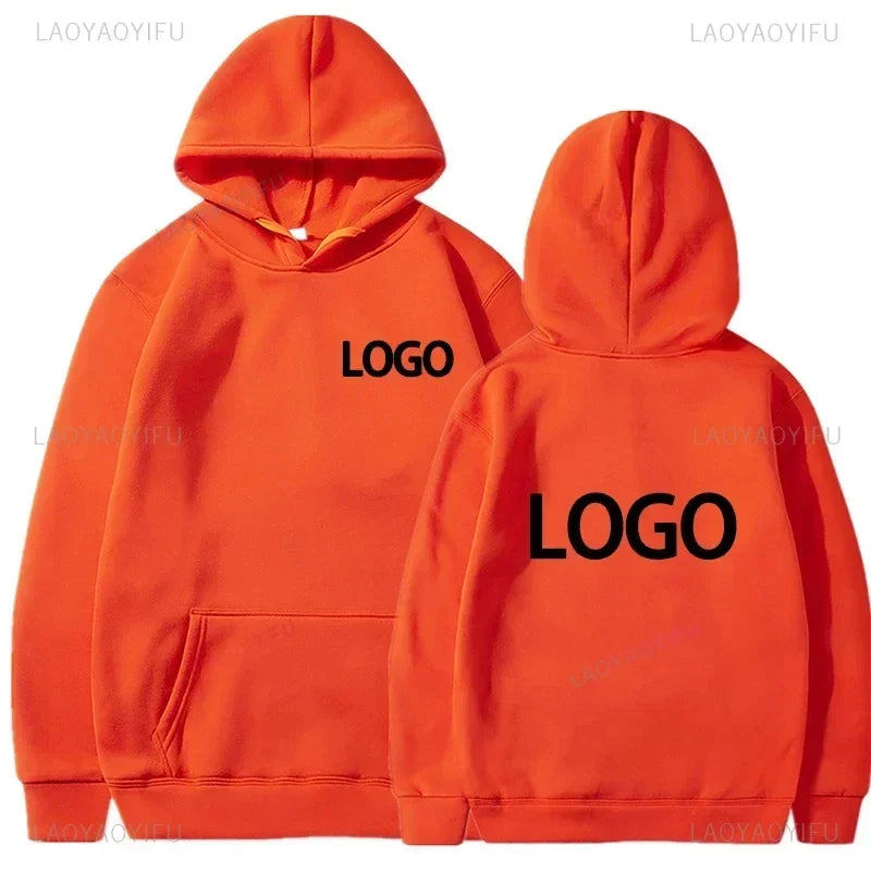 2024 Custom Printed Men Women Hoodie Loose Casual Clothing Fashion LongSleeve Hooded Pullover Personality Streetwear Sweatshirts