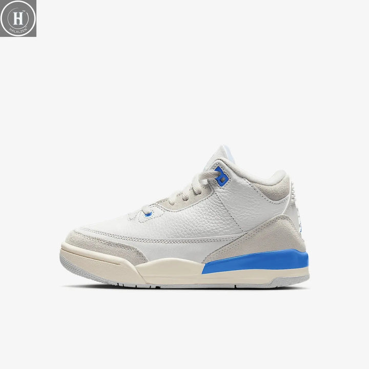 Nike genuine JORDAN Kids' Mid-top Cushioned Sports Wear-resistant Basketball Shoes DM0966-101 HALALZEN