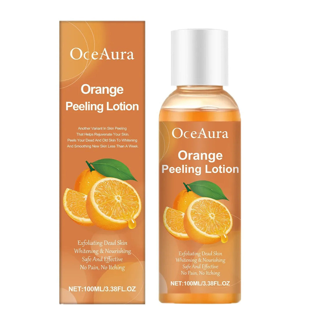 Orange Peeling Body Lotion Gentle Exfoliation Gel Lotion Peeling Oil Tearable Ramen Wax Orange Peeling Lotion Wholesale HALALZEN