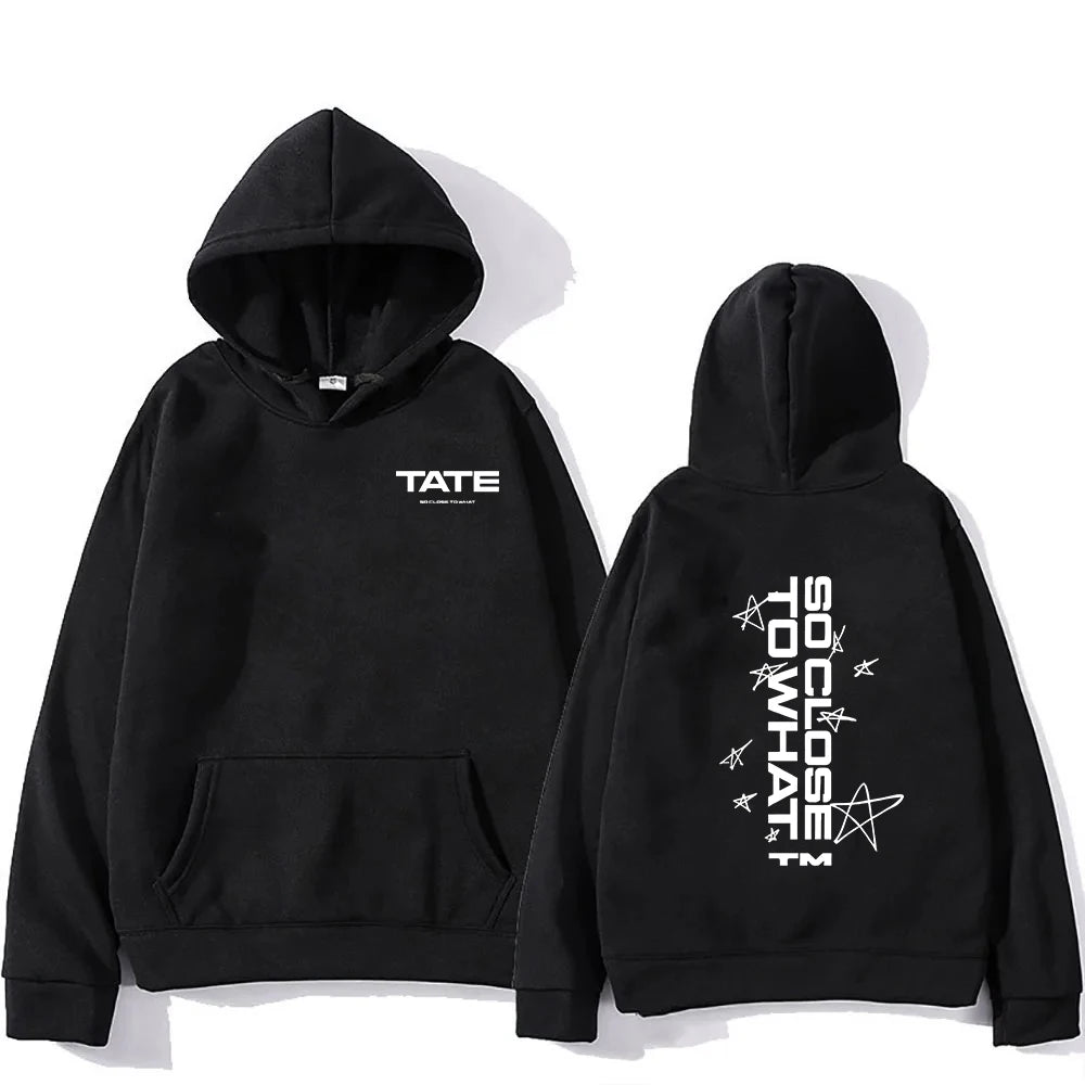Tate McRae So Close To What Hoodie 2025 Men/women Hoodies Harajuku Aesthetic Winter Clothes Pullover Sweatshirt for Fans Gifts
